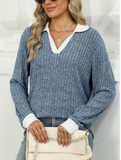 Lapel Long Sleeve