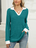 Lapel Long Sleeve