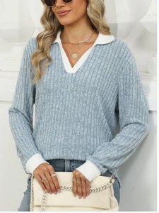 Lapel Long Sleeve